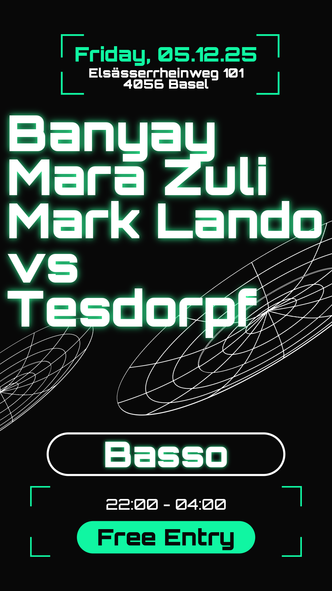 Banyay, Mara Zuli, Mark Lando vs Tesdorpf bei Basso, Basel