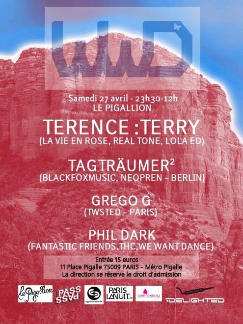 We Want Dance:Terence :Terry :/Tagtraumer² /Grego G/Phil Dark - Página frontal