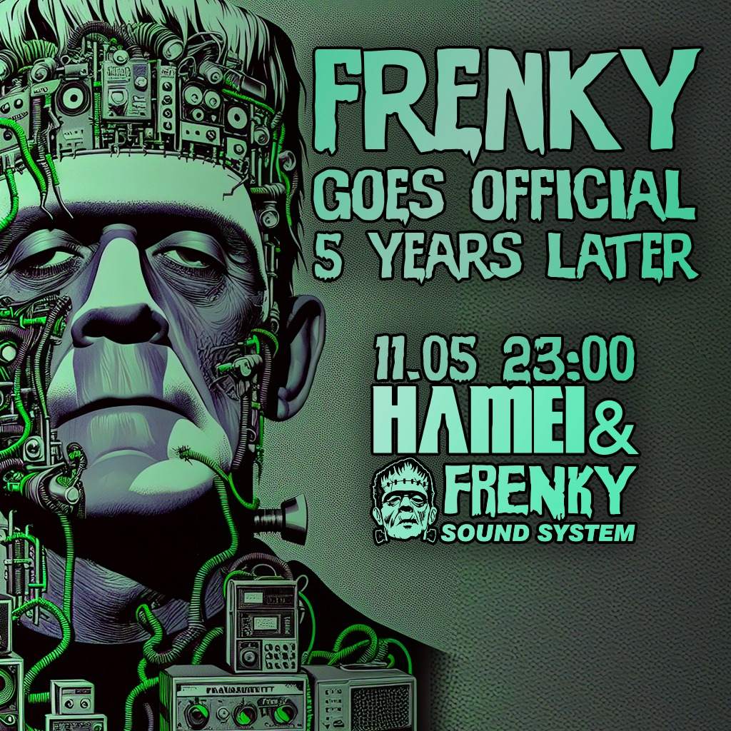 'Frenky' goes official - 5 years later - フライヤー裏