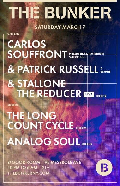 The Bunker with Carlos Souffront & Patrick Russell & Stallone The Reducer, The Long Count Cycle - Página trasera