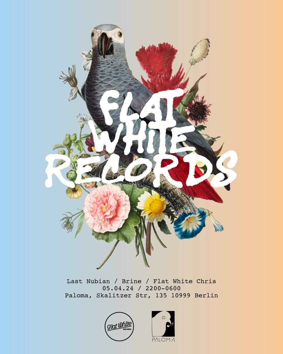 Flat White Records with Last Nubian, Brine & Flat White Chris - Página frontal