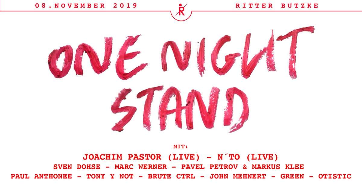 One Night Stand with N´to Live, Joachim Pastor Live & Many More - Página frontal