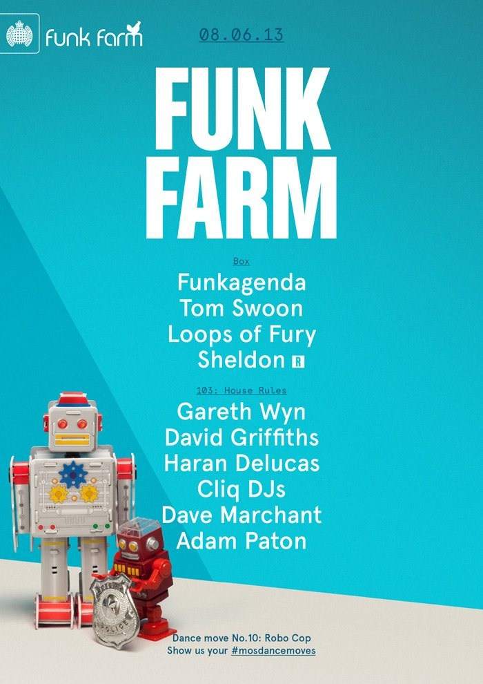Saturday Sessions: Funk Farm - フライヤー表