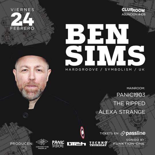 Connecting People presenta Ben Sim x Club Room - フライヤー表