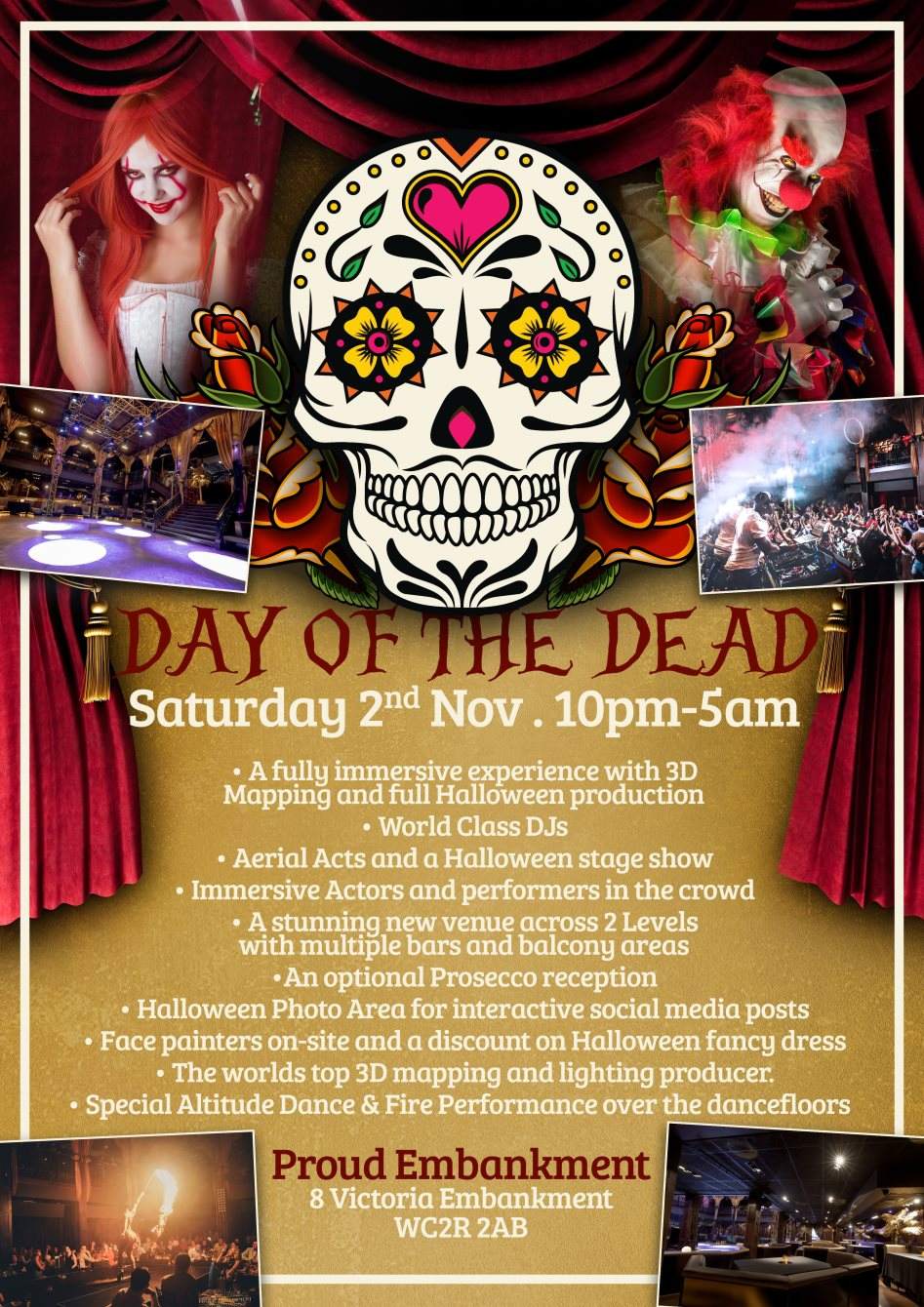 Day of the Dead - A Stunning Immersive Halloween Party with Kenny Carpenter and Shortee Blitz - Página frontal