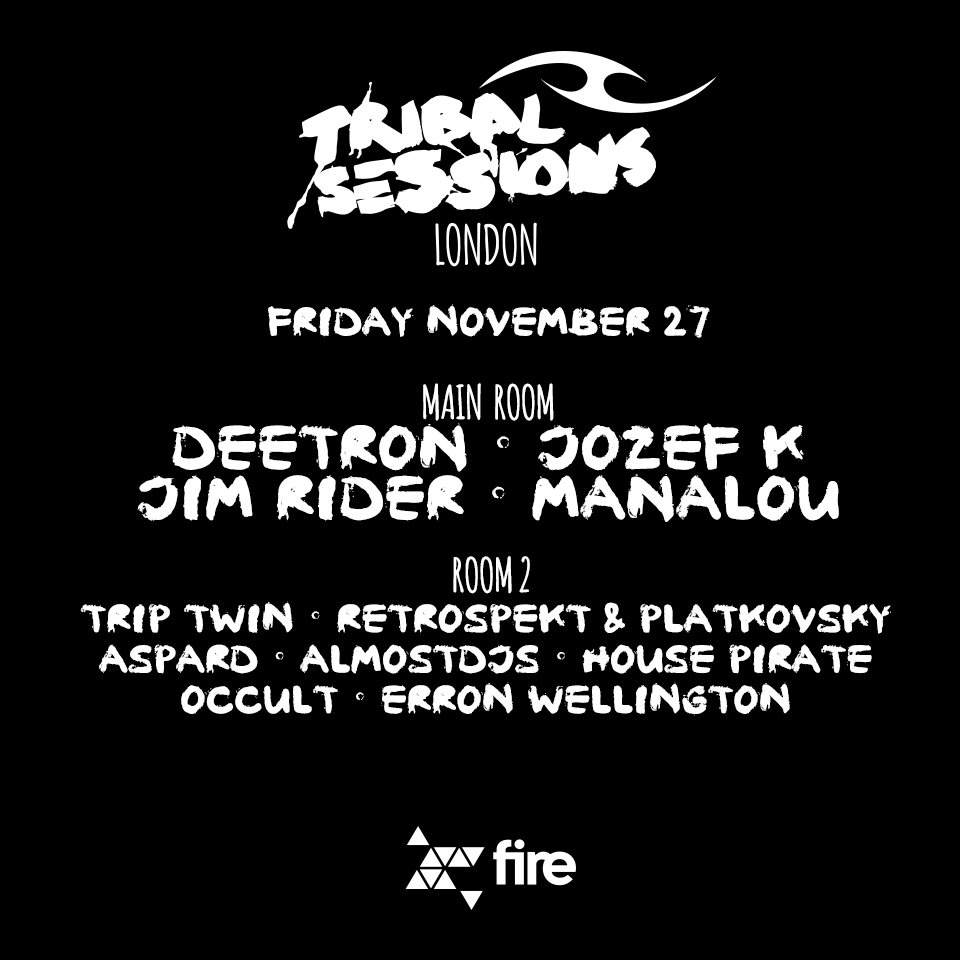Tribal Sessions London with Deetron, Jozef K & More - Página frontal