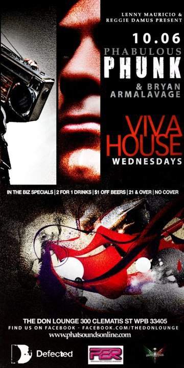 Viva House presents Phabulous Phunk, Bryan Armalavage - Página frontal