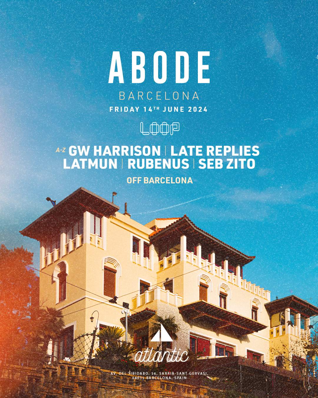 ABODE Off Barcelona - フライヤー表