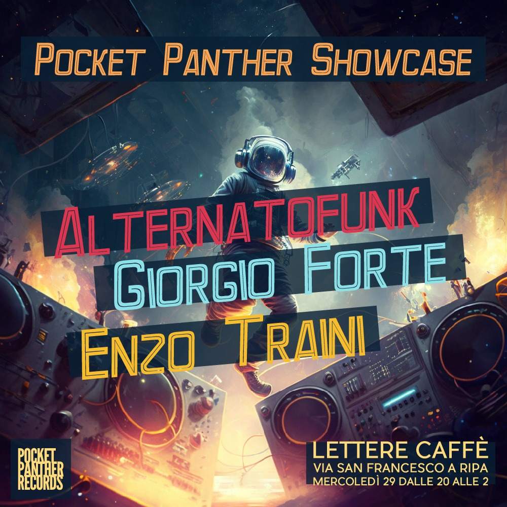 POCKET PANTHER RECORDS SHOWCASE - フライヤー表