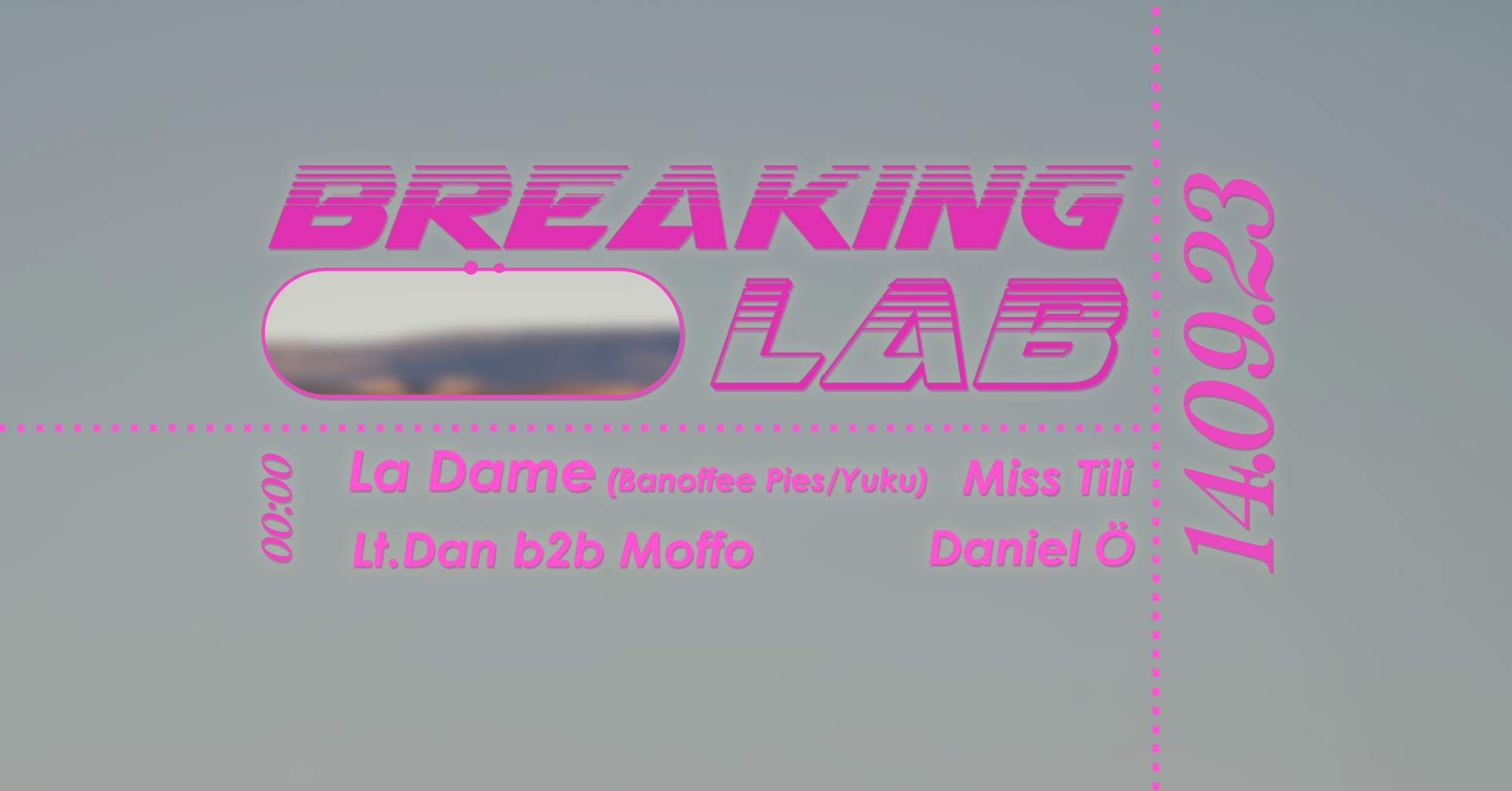Breaking Lab - フライヤー裏