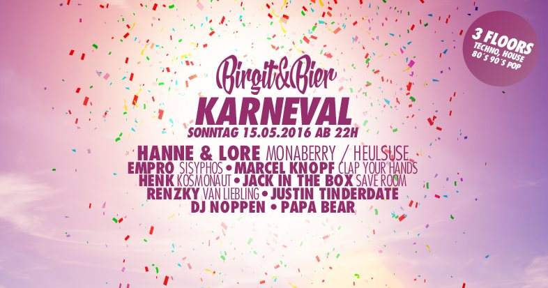 Birgit´s Karneval mit Hanne & Lore, Empro, uvm - Página frontal
