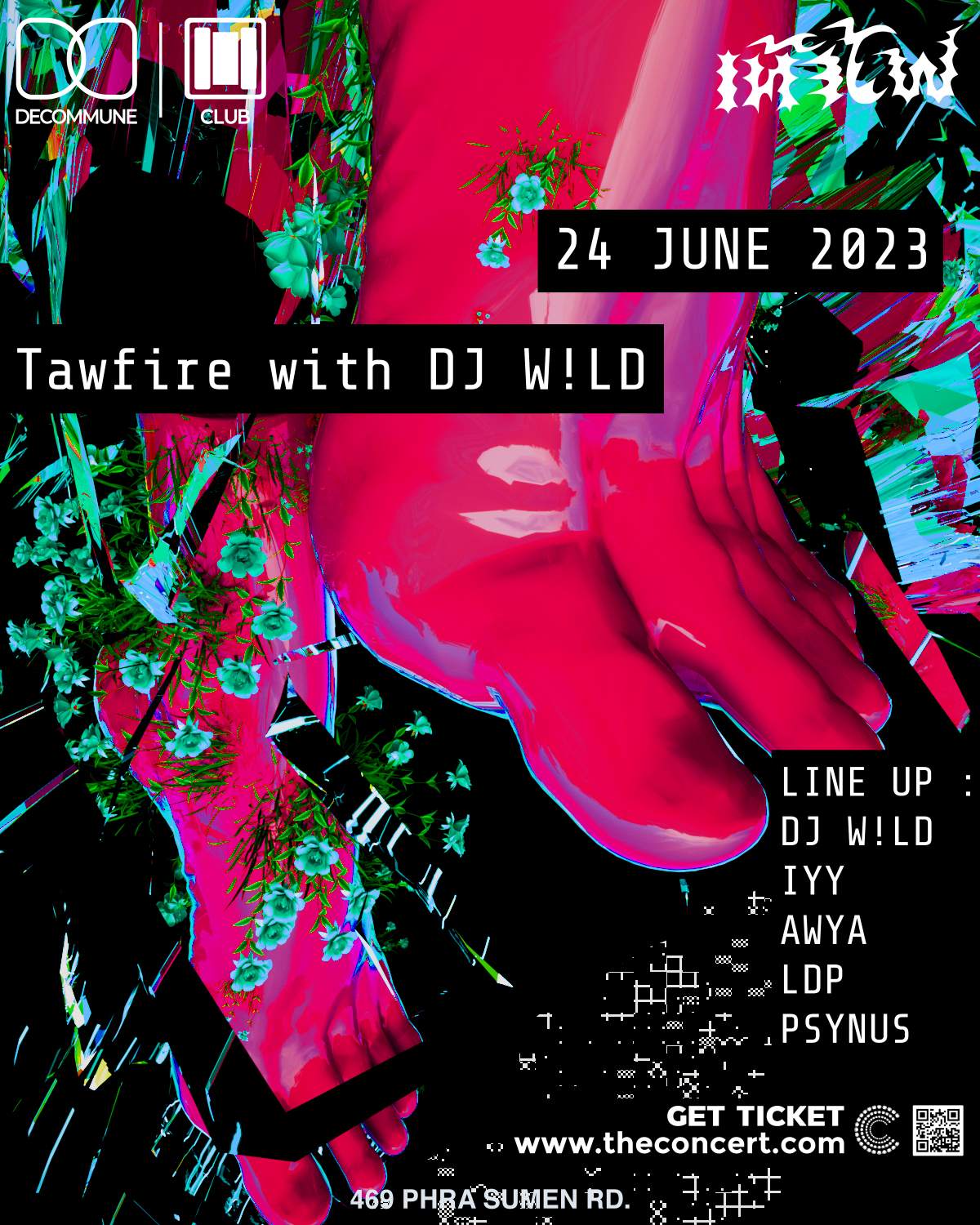 Tawfire with DJ W!ld - フライヤー表