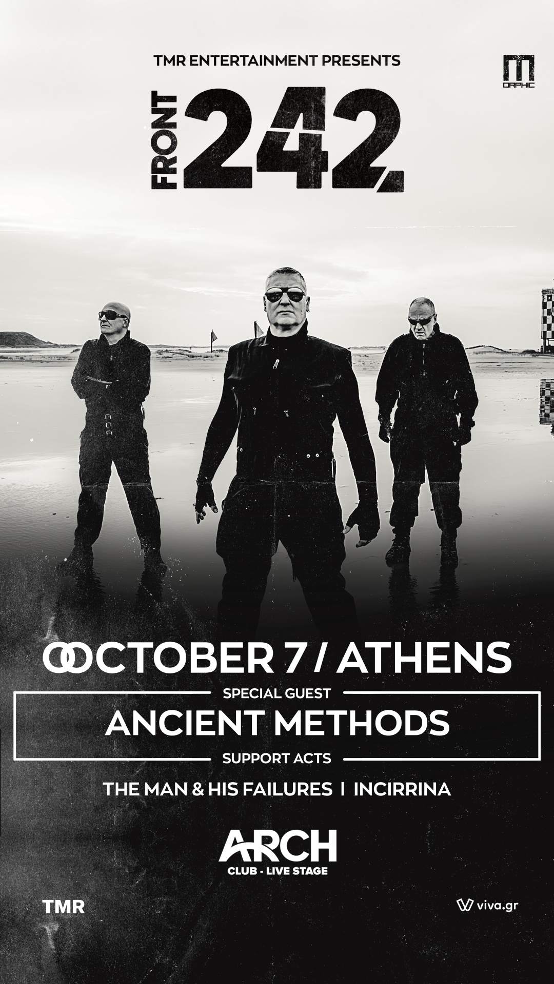 Front 242 - (BE) Live in Athens - Página frontal