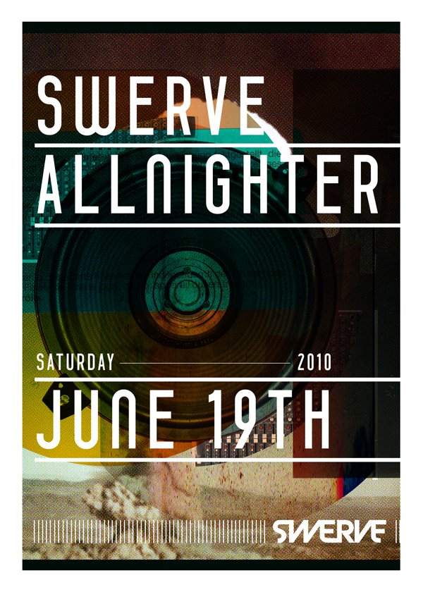 We Fear Silence present Swerve Allnighter - フライヤー表