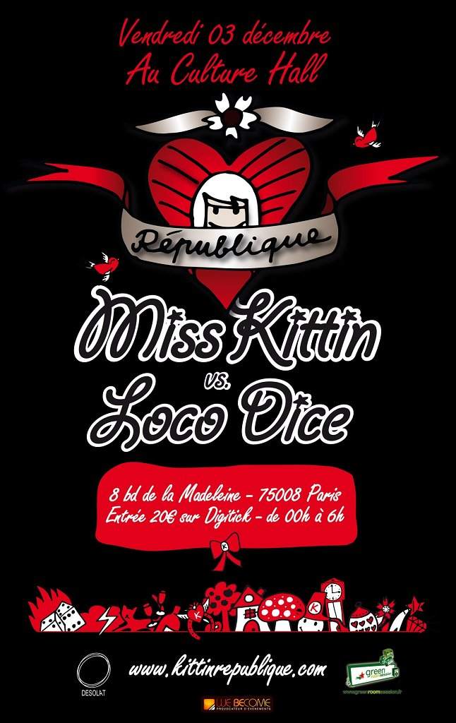 Republique Of Kittin: Miss Kittin & Loco Dice - Página frontal