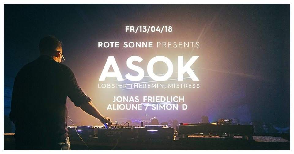 Rote Sonne presents ASOK - フライヤー表