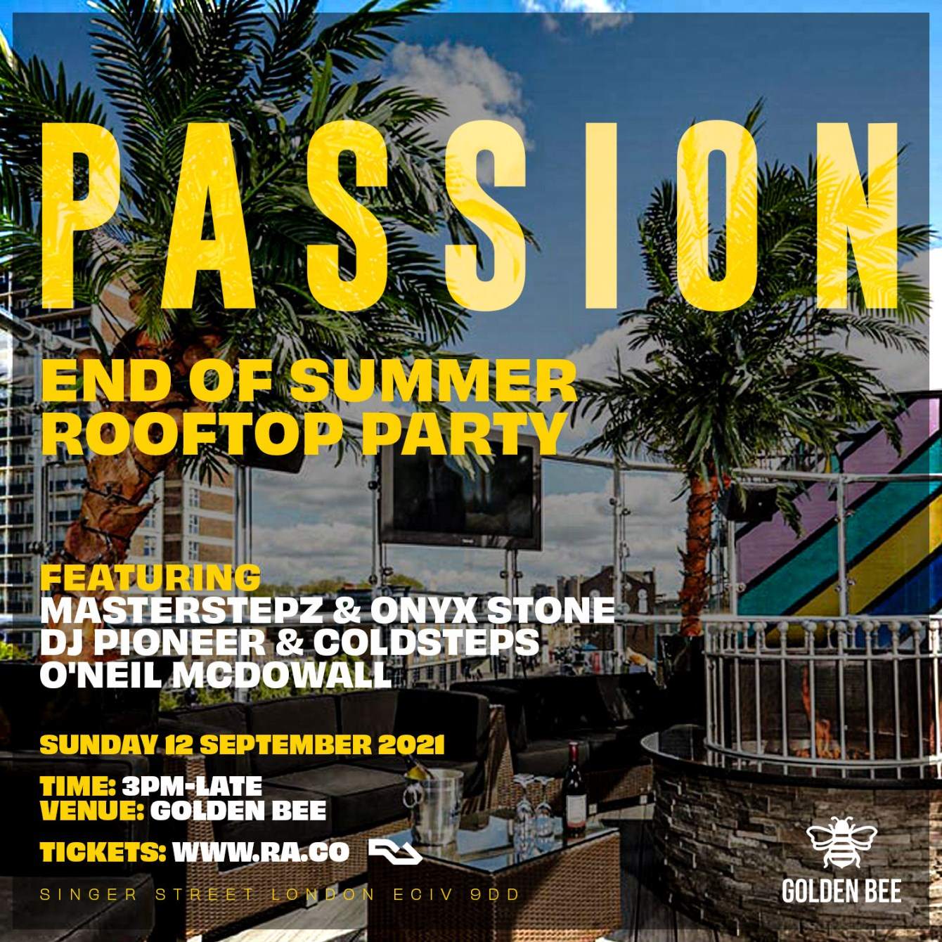 Passion - End Of Summer Rooftop Party - Página trasera