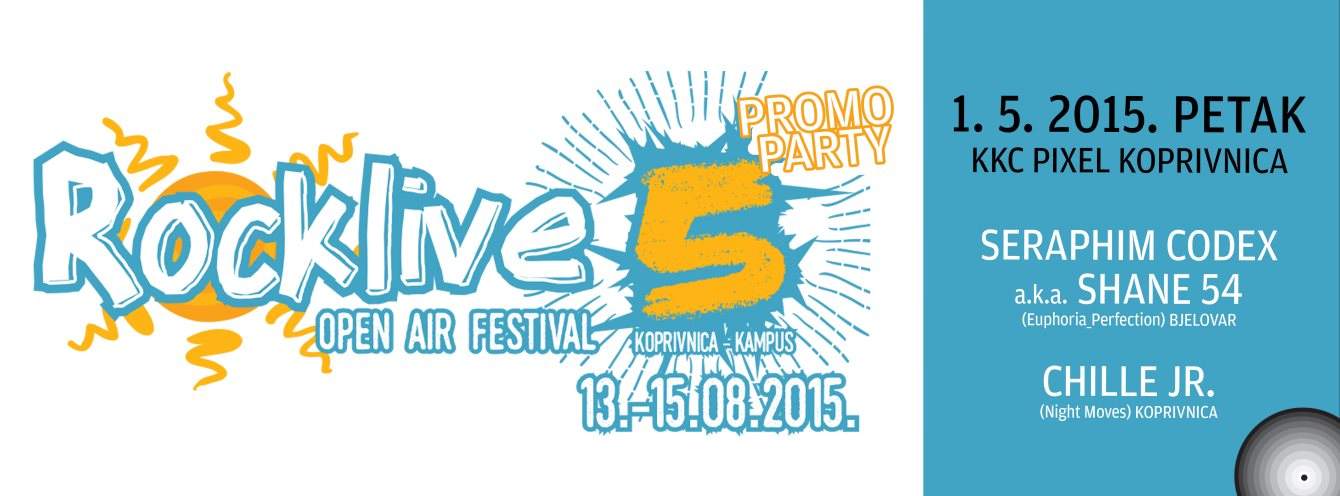 Rocklive Festival Promo Party - フライヤー表