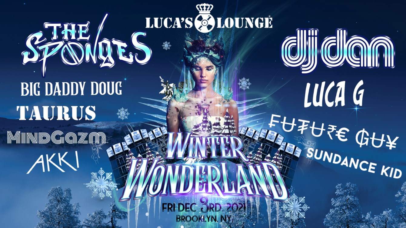 Luca's Lounge presents: Winter Wonderland with The Sponges & Dj Dan - フライヤー表