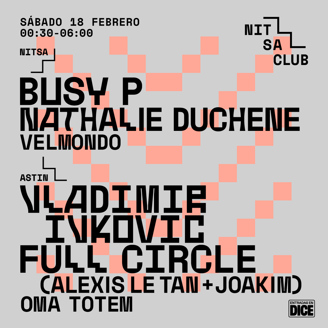 Busy P · Nathalie Duchene / Vladimir Ivkovic · Full Circle (Alexis Le Tan + Joakim) - Página frontal