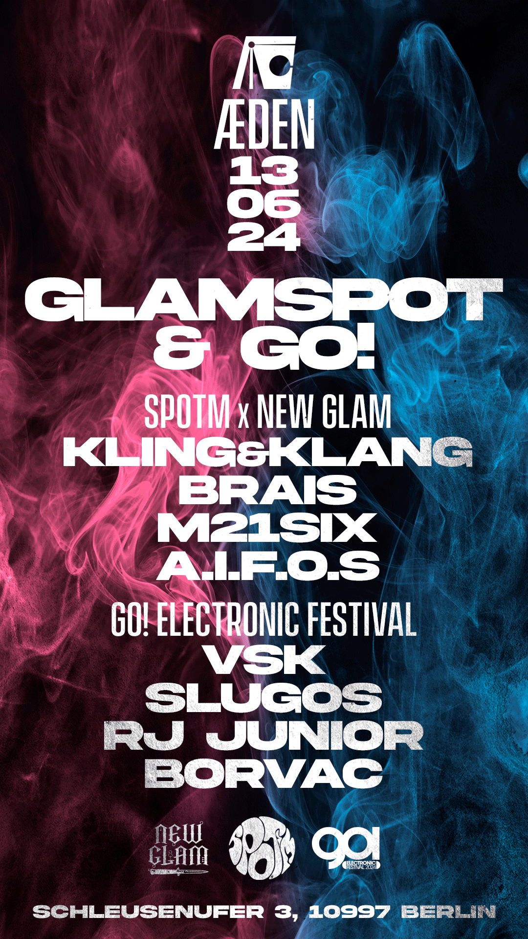 GLAMSPOT & GO! - フライヤー表