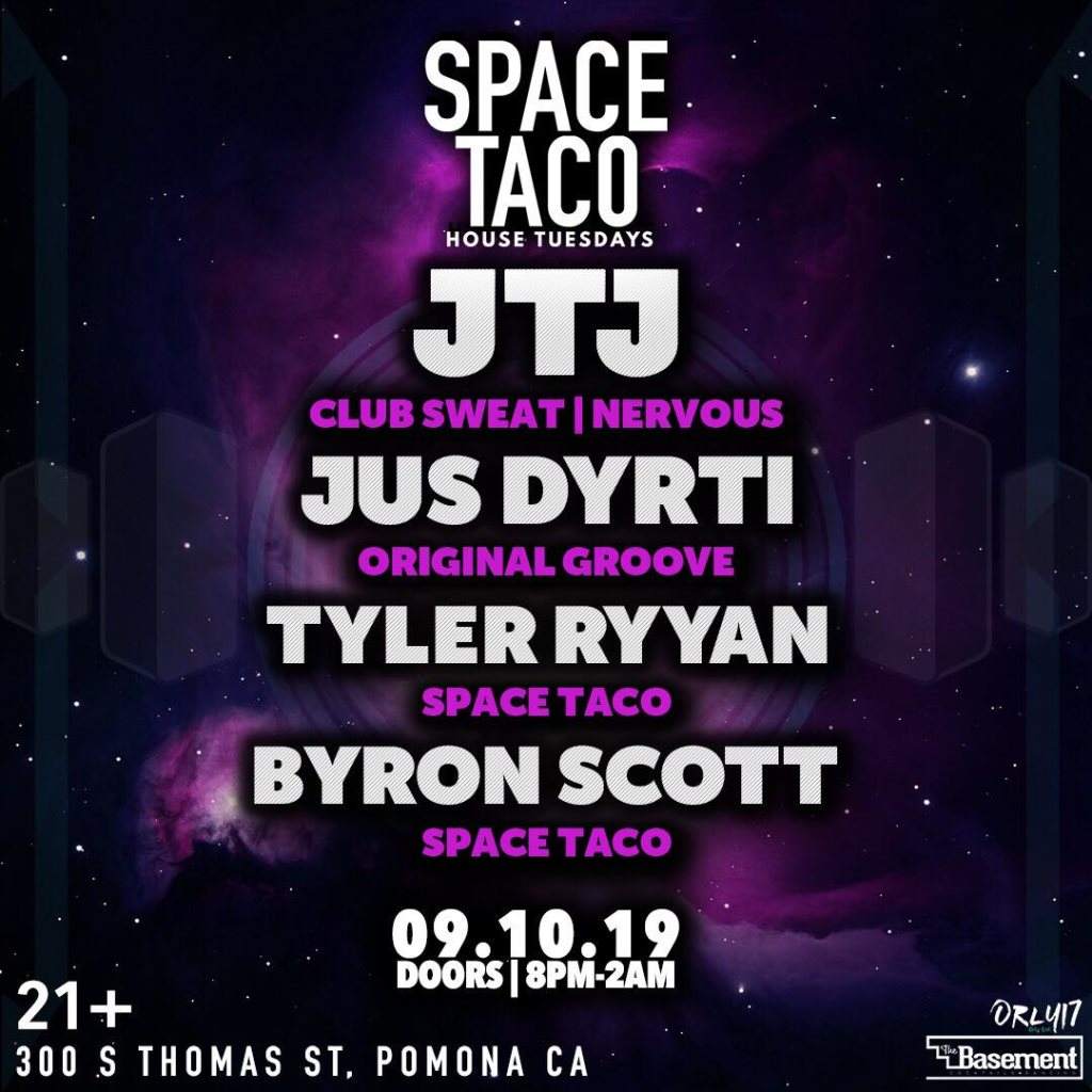 Space Taco JTJ - フライヤー表