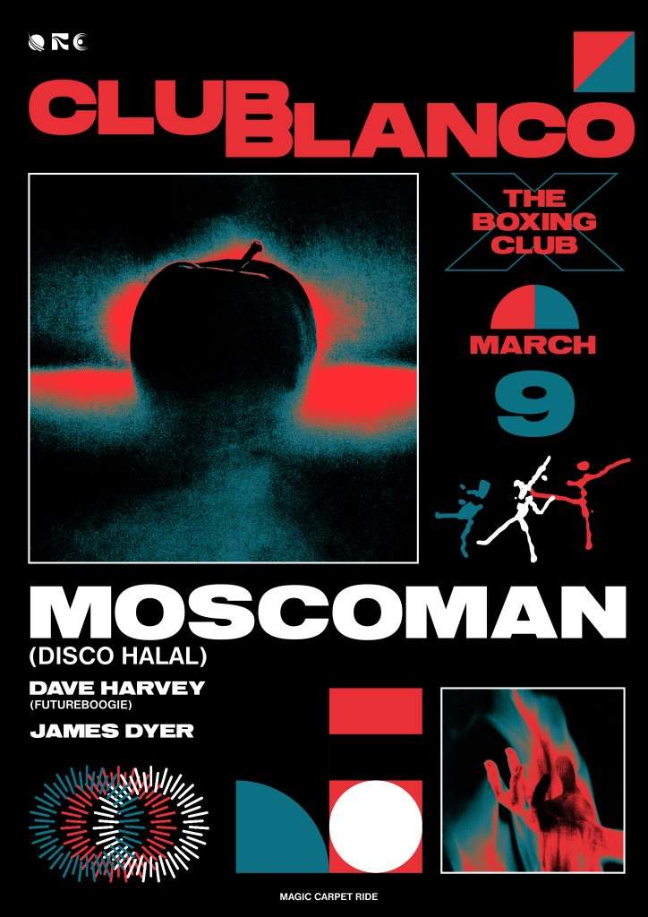 Club Blanco with Moscoman - フライヤー表