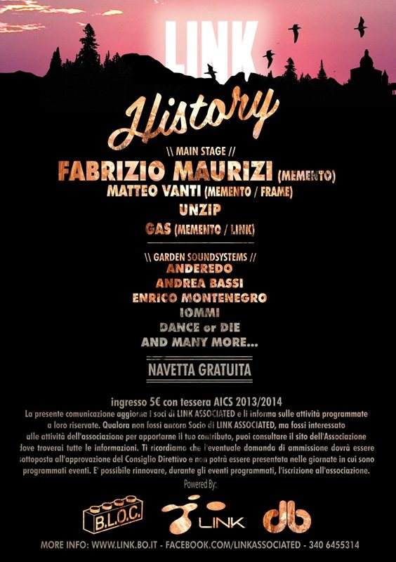 History Feat. Fabrizio Maurizi - Página trasera