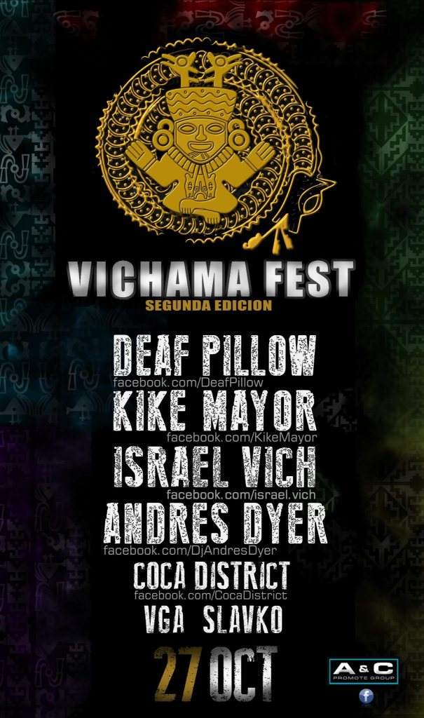 Vichama Fest 2012 - Página frontal