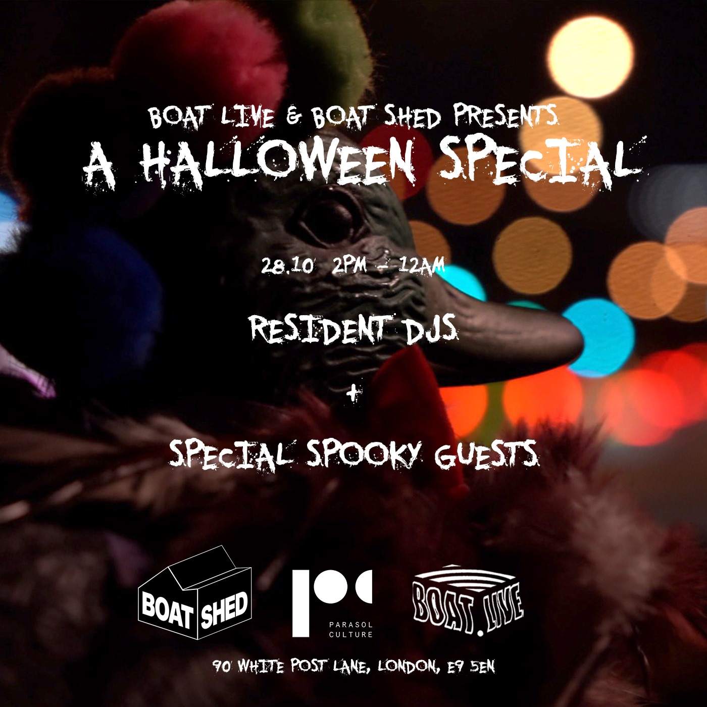 Boat Live and Boat Shed presents A Halloween Special - フライヤー表
