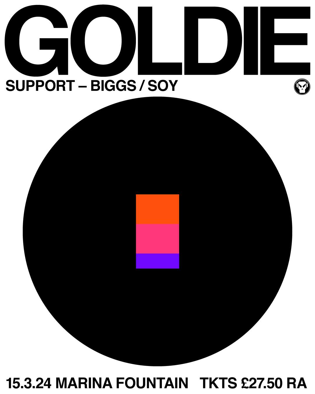 Goldie - フライヤー表