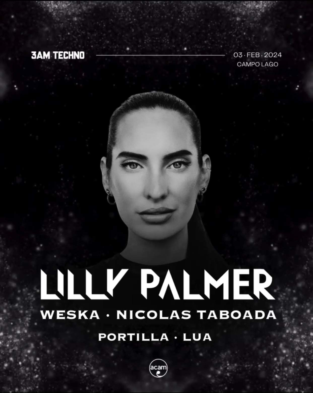 3AM TECHNO presents: Lilly Palmer + Nicolás Taboada + Weska - Página frontal