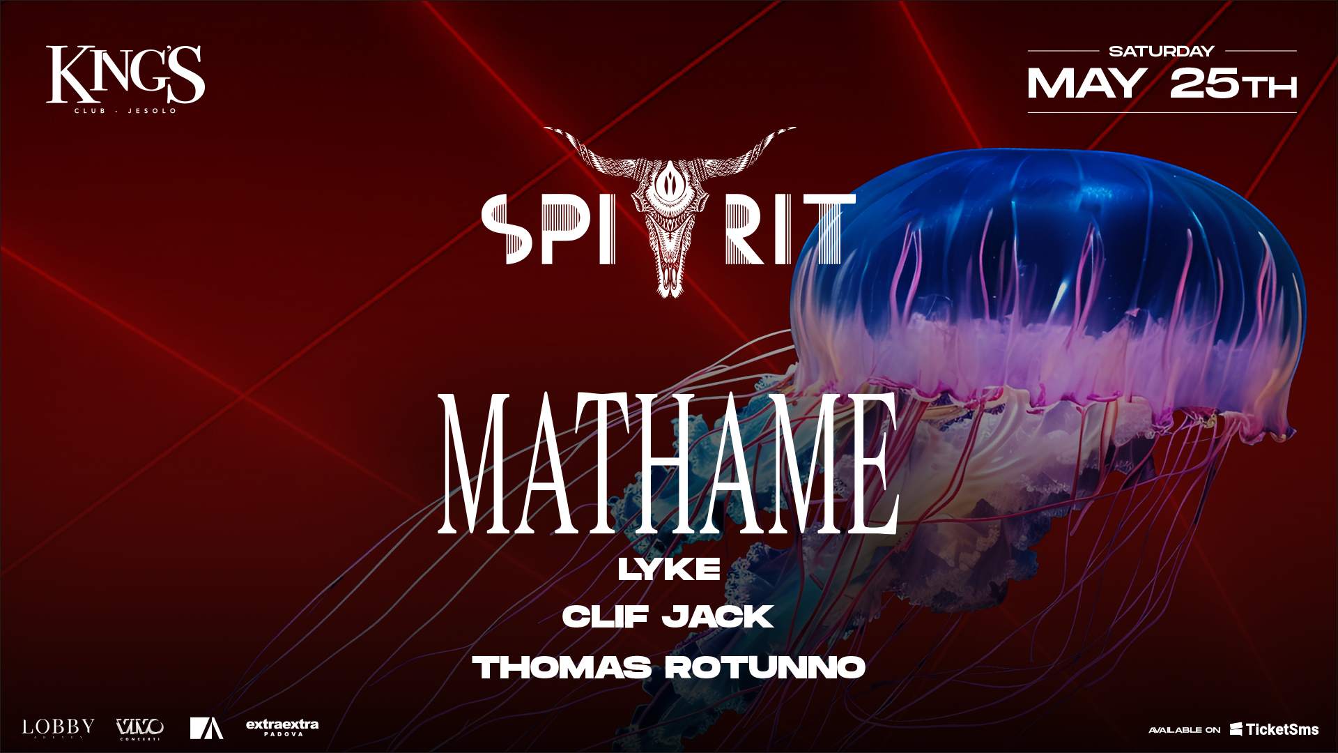 King's Club - SPIRIT presents Mathame - Página frontal