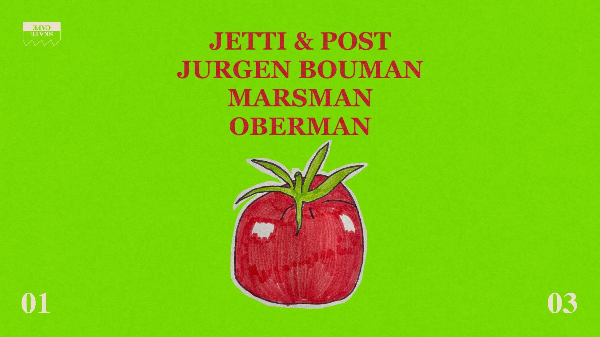 Jetti & Post, Marsman, Oberman, JURGEN BOUMAN - Página frontal