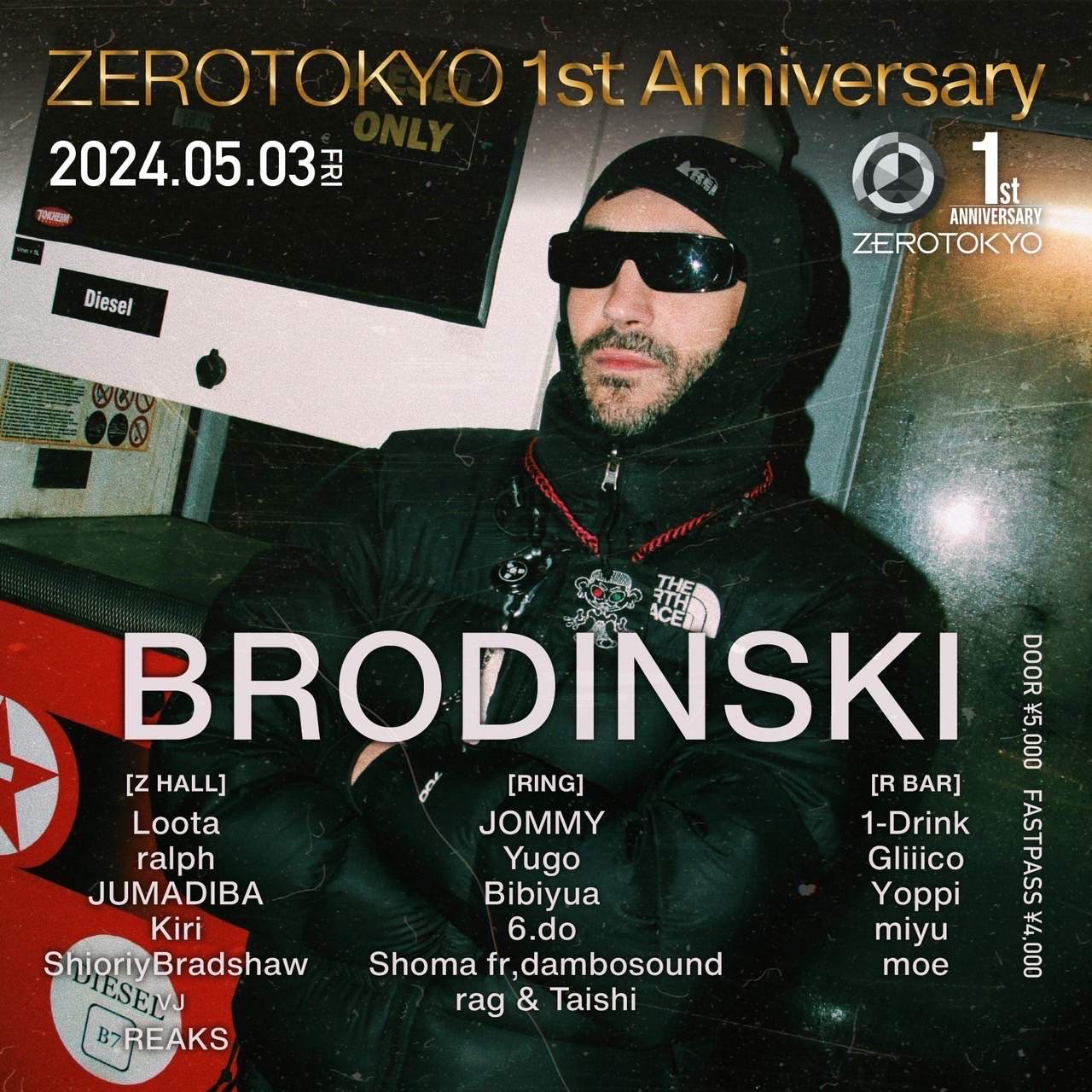 Zerotokyo 1st Anniversary　Brodinski - Página frontal