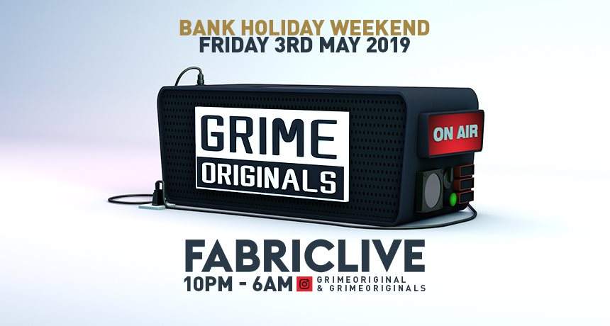 FABRICLIVE Bank Holiday Weekend: Grime Originals, Funky Originals & Reprezent - Página frontal