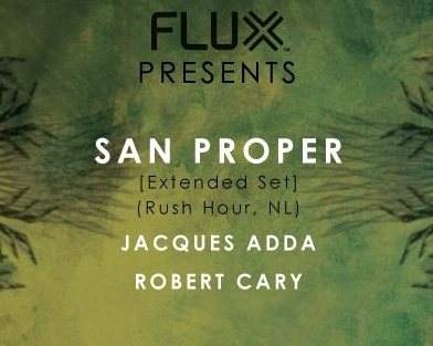 Flux presents San Proper - Página frontal