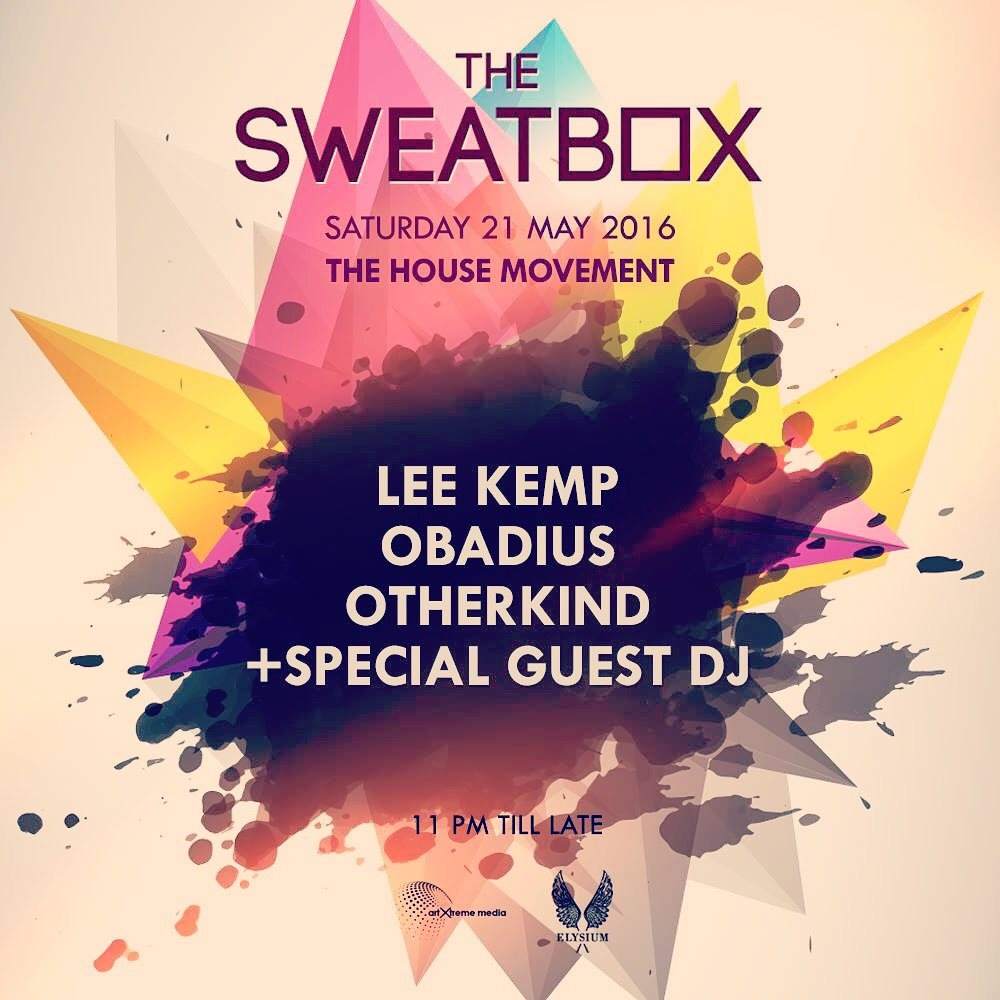 The Sweatbox-The House Movement - フライヤー表