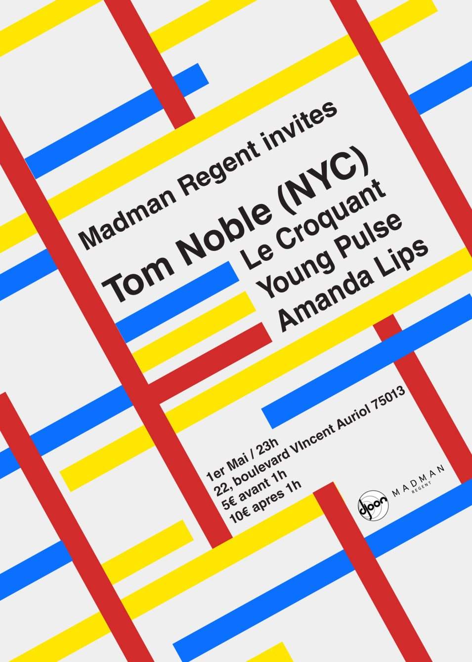 Madman Regent Invites Tom Noble (NYC) - Página trasera