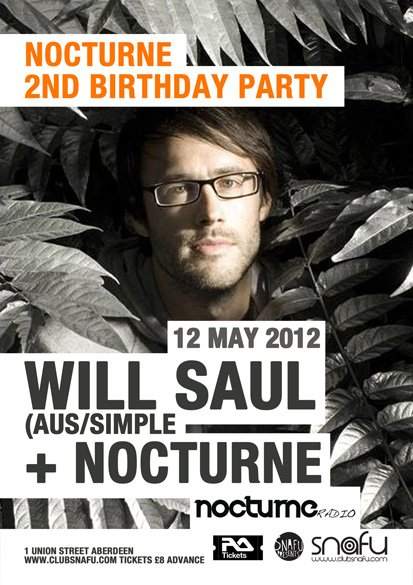 Nocturne 2nd Birthday with Will Saul - Página frontal