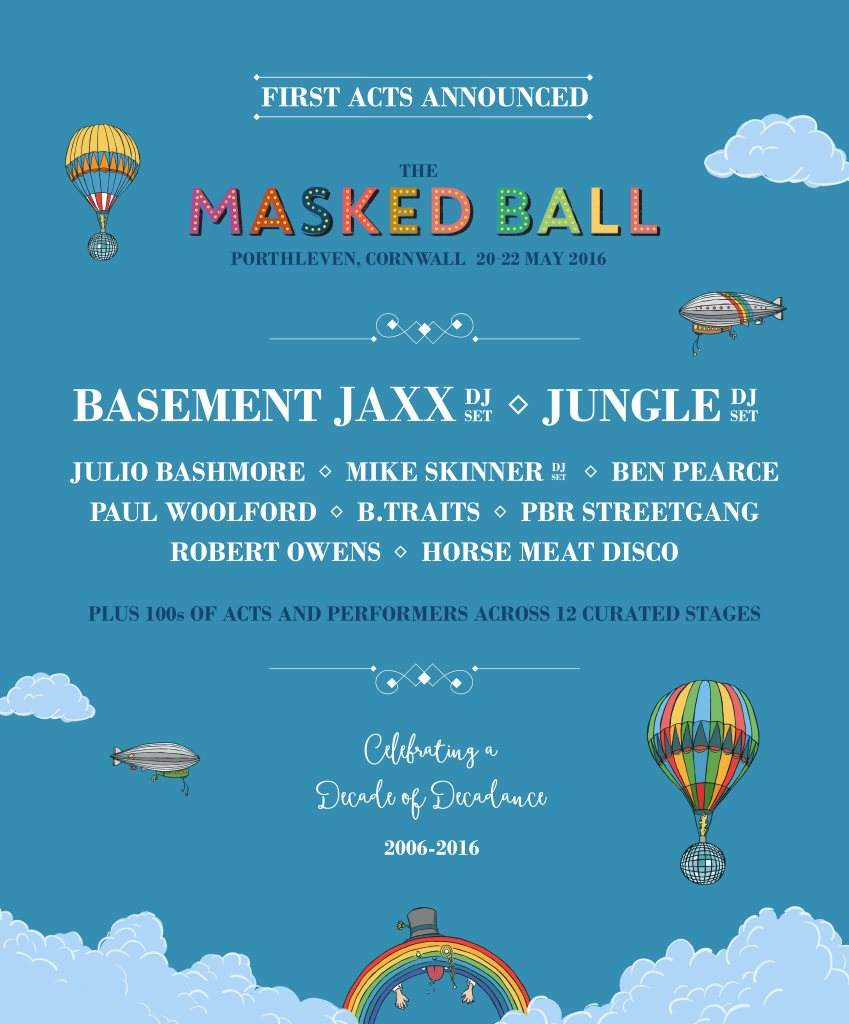 The Masked Ball Weekender 2016 - フライヤー表
