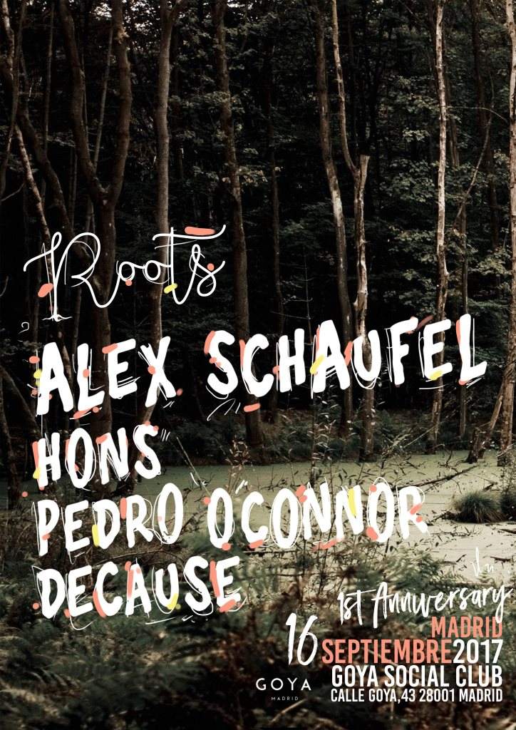 Roots 1st Anniversary: w/ Alex Schaufel - Página frontal