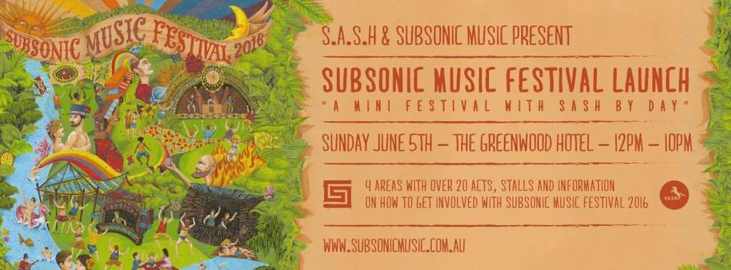 Subsonic Music Festival 2016 Launch - Página frontal
