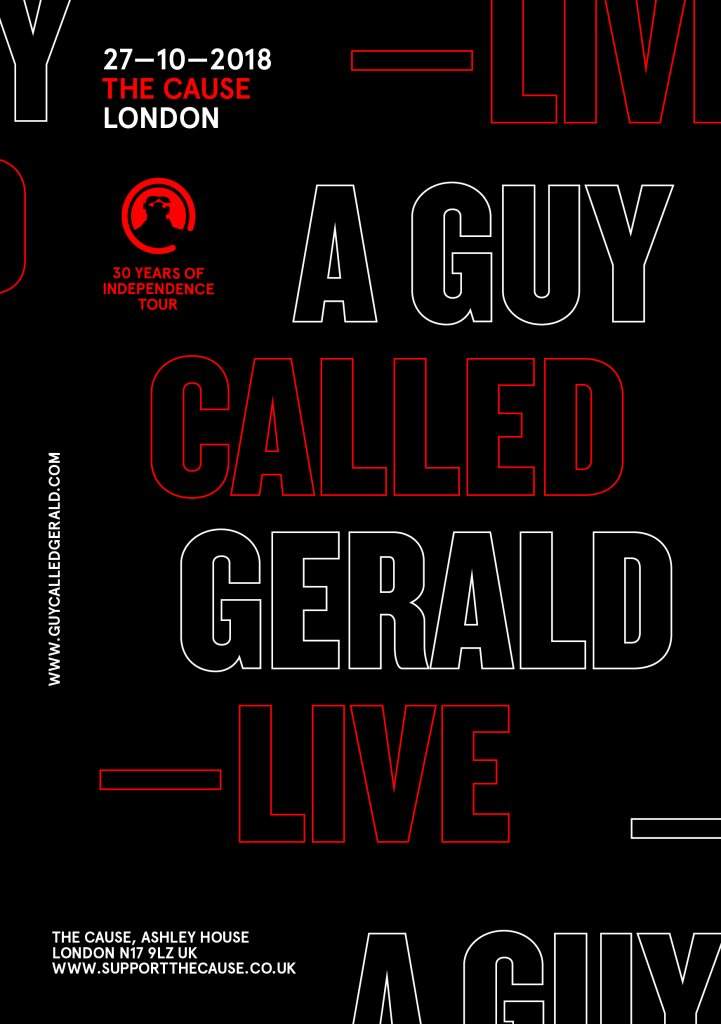 Halloween Block Party w/ A Guy Called Gerald live - 30 Years of Independence Tour - Página frontal