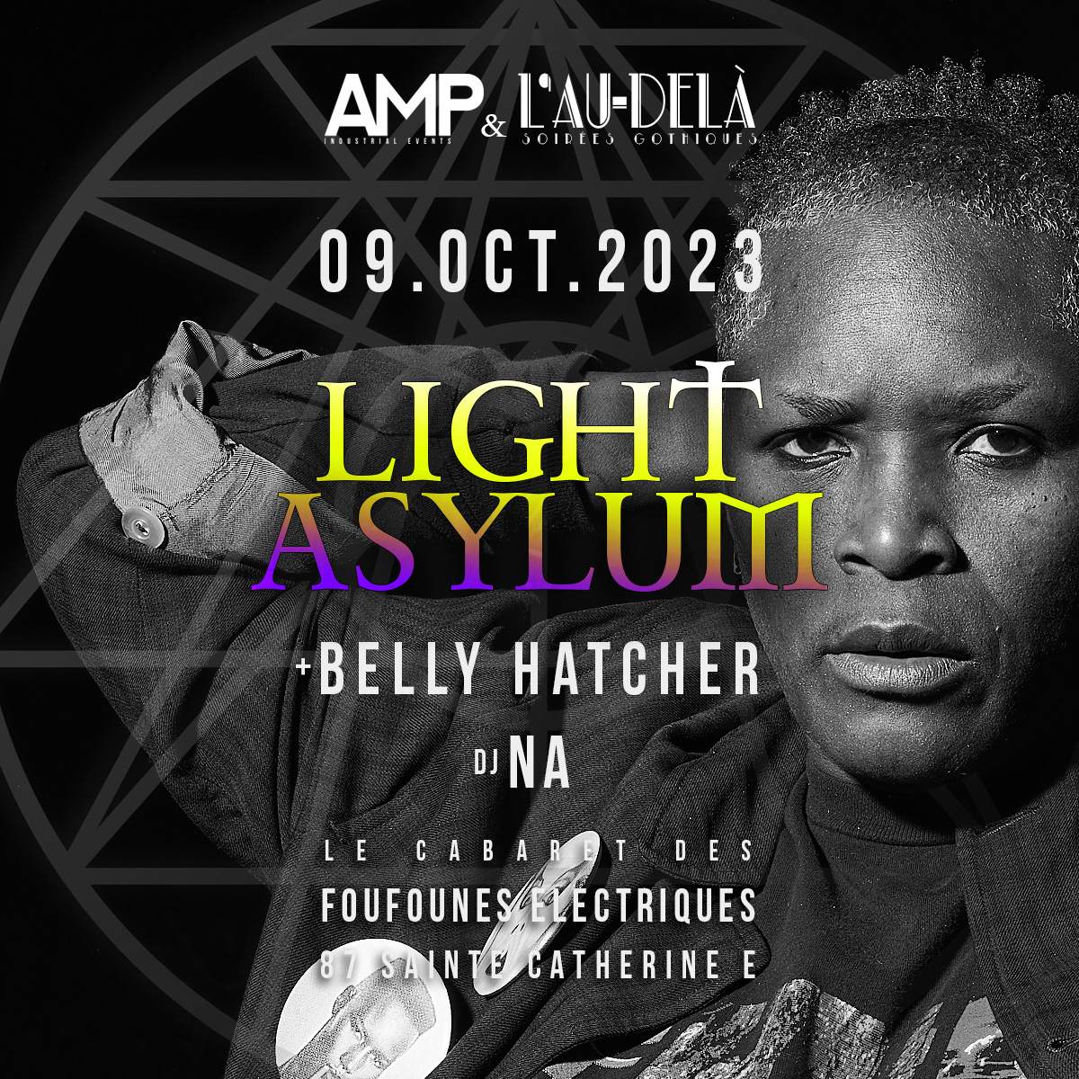 Light Asylum [USA] / Belly Hatcher [MTL] / Dj Na [MTL] - フライヤー表