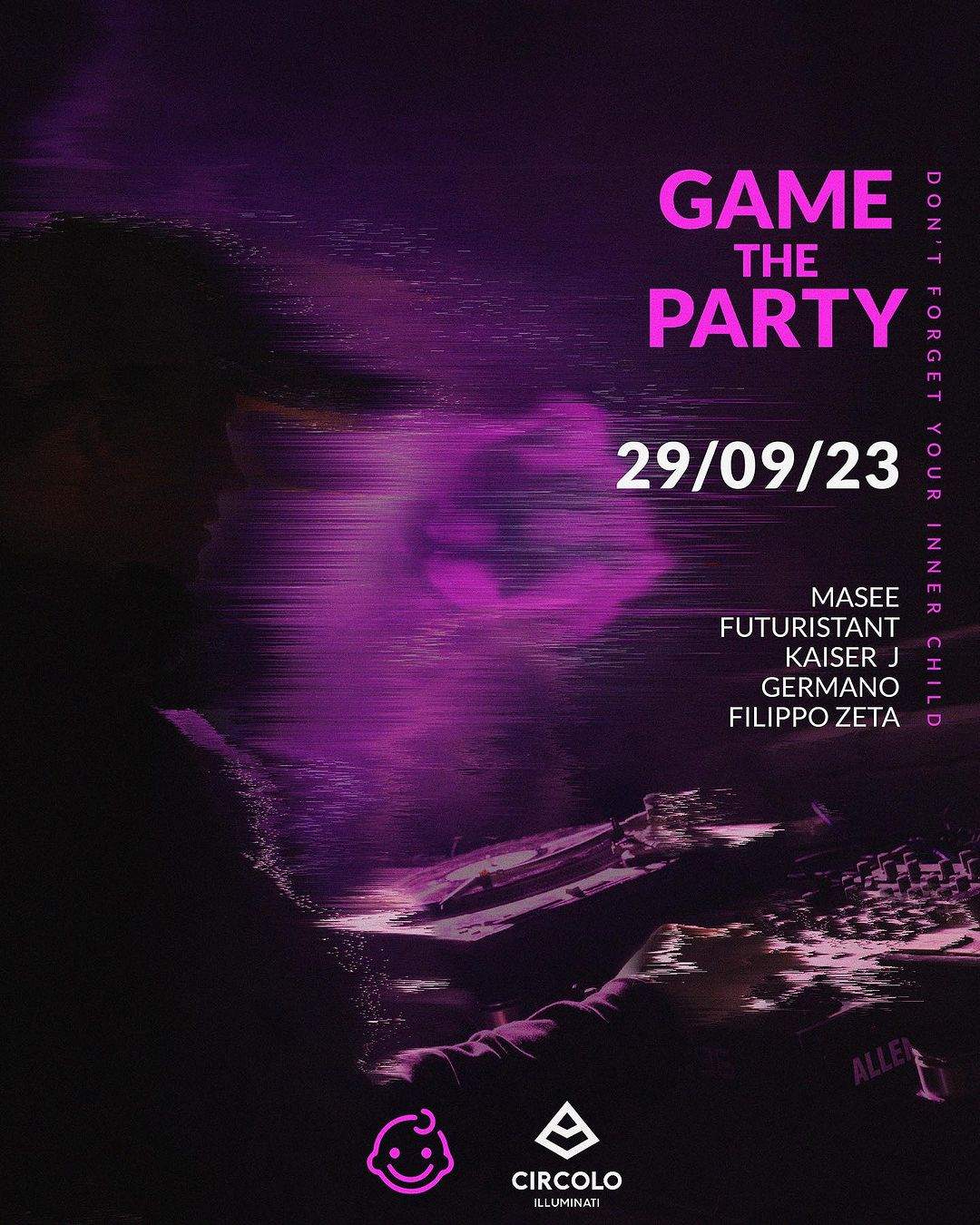 GAME THE (OPENING) PARTY - フライヤー表