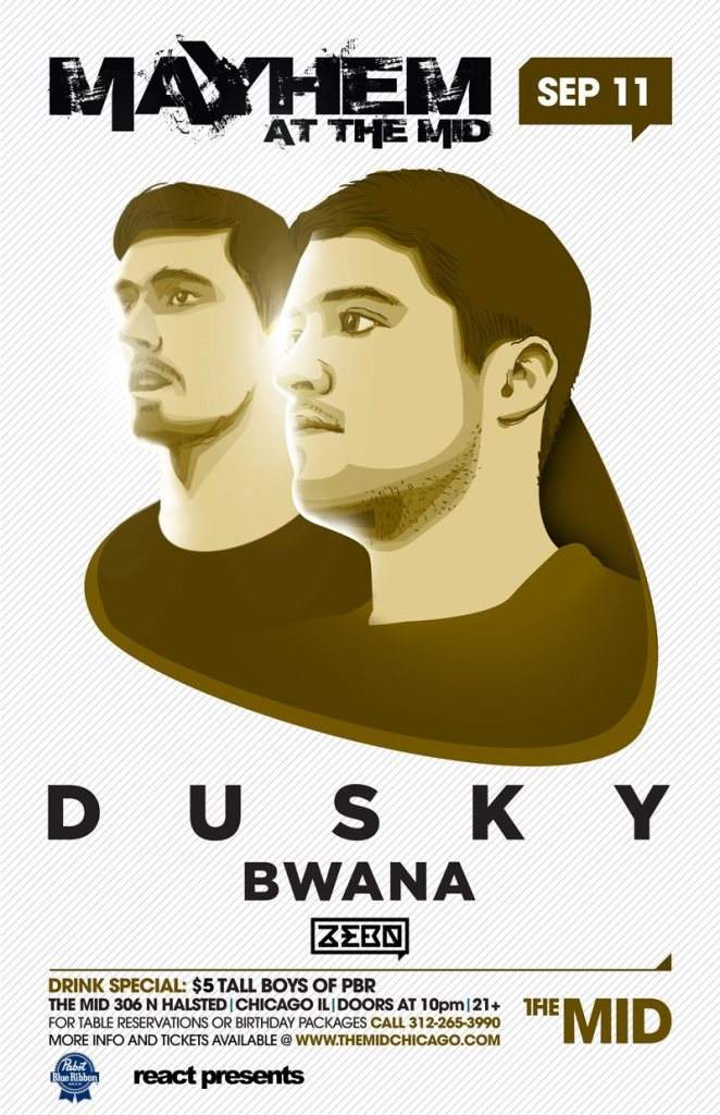 Dusky & Bwana - Página frontal