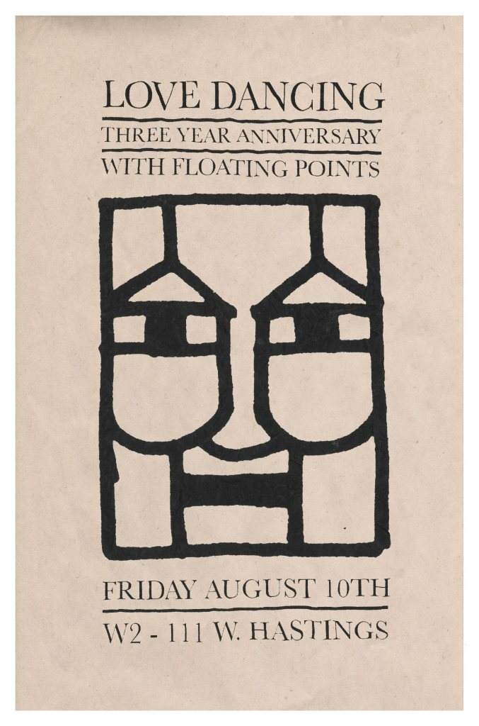 Love Dancing 3 year Anniversary with Floating Points - Página frontal