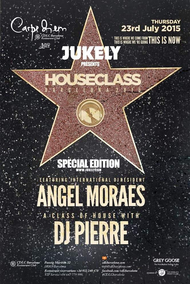 Houseclass 2015 Feat. DJ Pierre & Angel Moraes - Página frontal