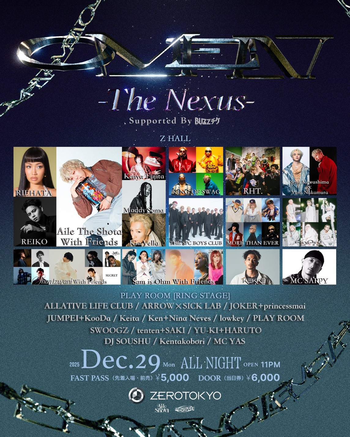 OMEN -The Nexus- Organized by Aile The Shota × RaySTA at Zerotokyo, Tokyo